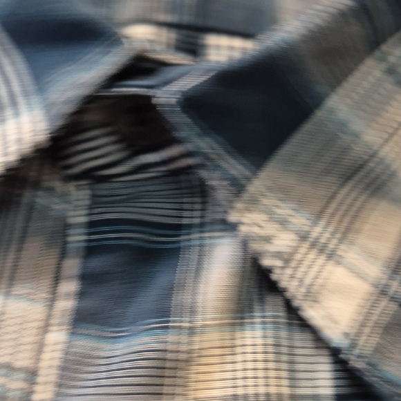 Van Heusen XXL Mens Short Sleeve Blue And White Casual Button Down Shirt - Picture 13 of 15